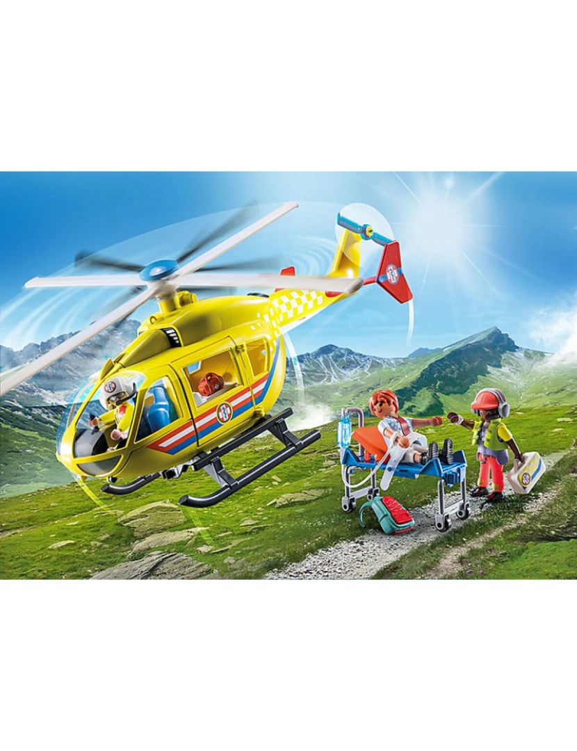 imagem de Playset Playmobil 71203 City Life Rescue Helicopter 48 Peças3