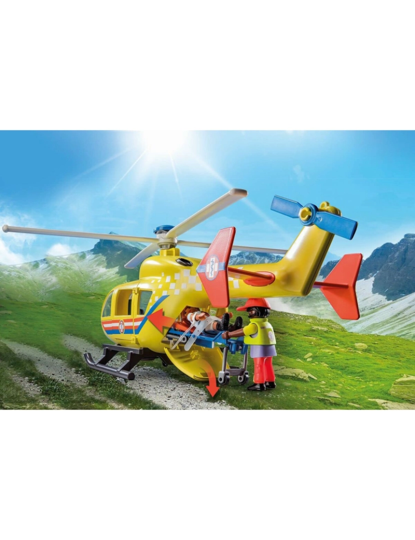 imagem de Playset Playmobil 71203 City Life Rescue Helicopter 48 Peças5