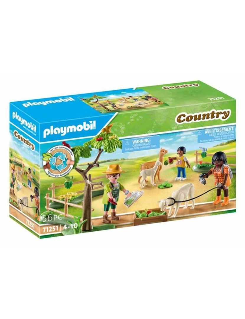 imagem de Playset Playmobil 71251 Country Walk with Alpaca 56 Peças1