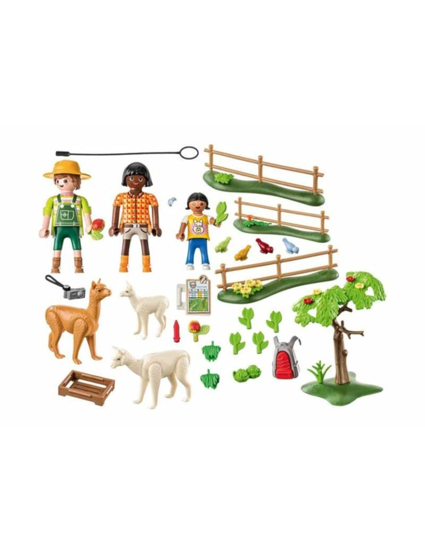 imagem de Playset Playmobil 71251 Country Walk with Alpaca 56 Peças2