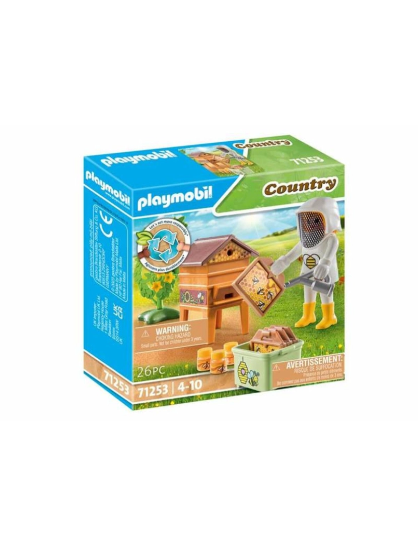 Playmobil - Playset Playmobil 71253 Country Beekeeper 26 Peças