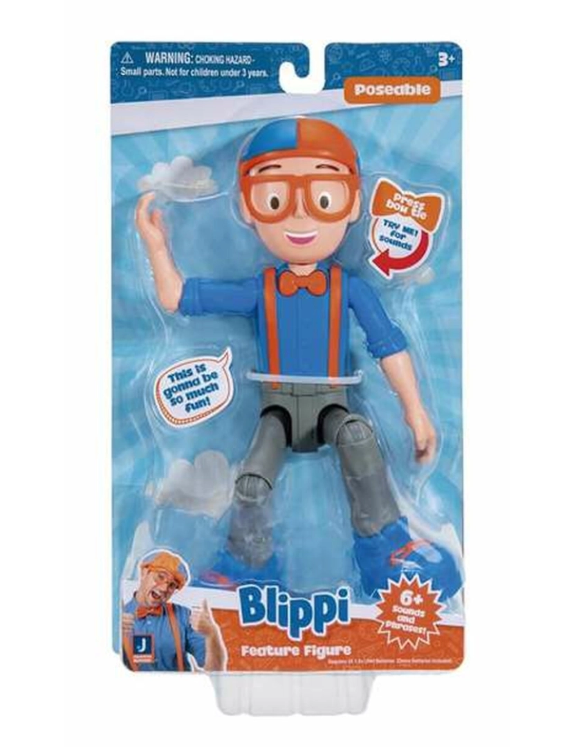 Bigbuy Fun - Figura articulada Blippi 30 cm