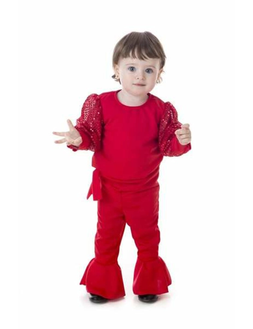 Bigbuy Carnival - Fantasia para Bebés Rafaela carrá Vermelho (2 Peças)