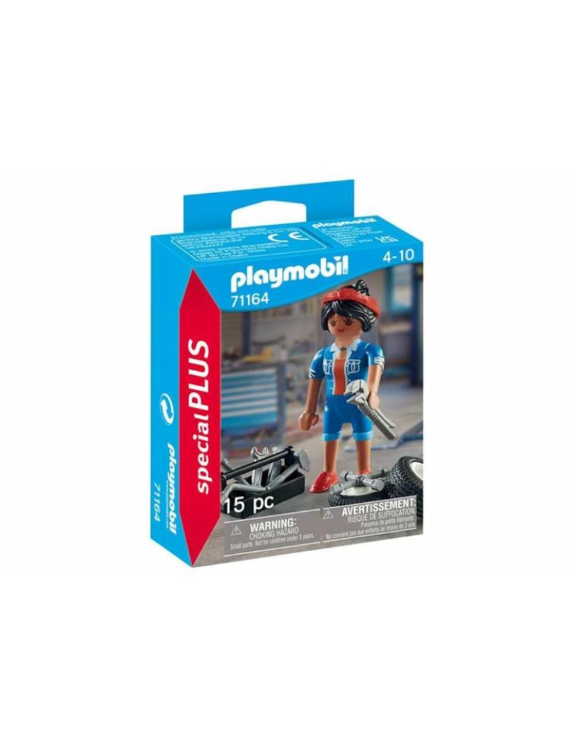 imagem de Playset Playmobil 71164 Special PLUS Engineer 15 Peças1