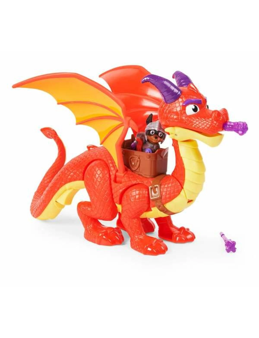 The Paw Patrol - Conjunto de Figuras The Paw Patrol Knights: Sparks the Dragon Interativo 29.71 x 12 x 22.86 cm