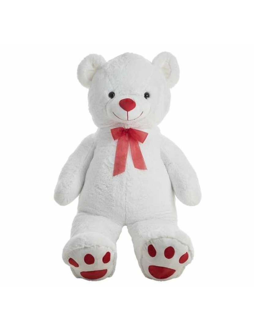 Bigbuy Fun - Urso de Peluche Pretty Branco 40 cm