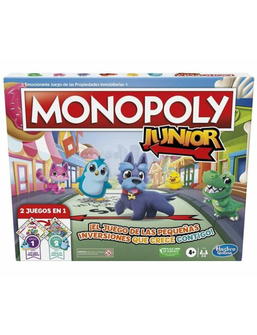 Monopoly - Jogo de Mesa Monopólio Júnior Monopoly (ES)