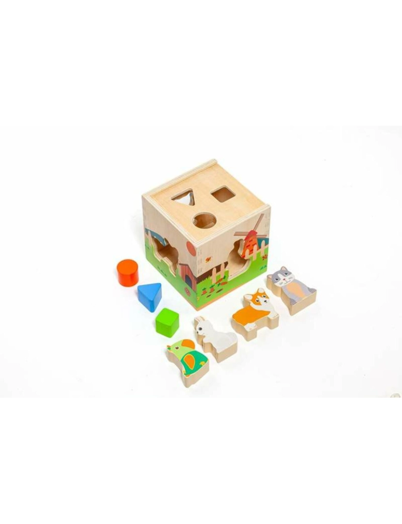 imagem de Quebra-cabeças Moltó Cubo animais1