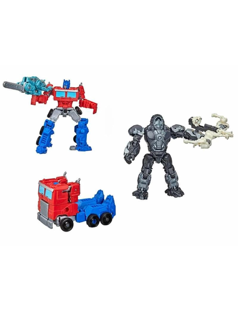 Transformers - Super Robô Transformável Transformers Beast Weaponizers 2 Peças