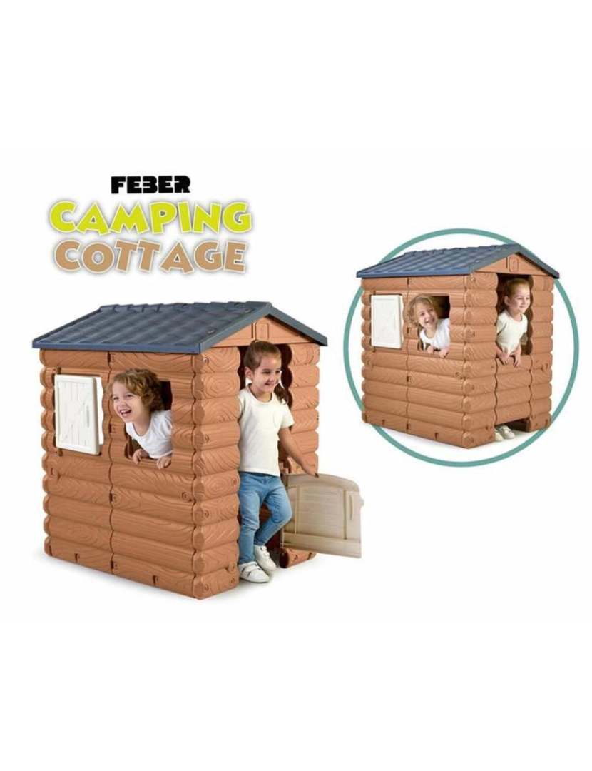 Feber - Casa Infantil de Brincar Feber Camping Cottage 104 x 90 x 1,18 cm