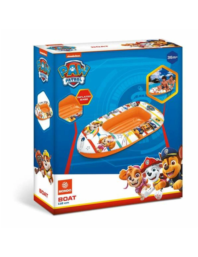 imagem de Barco Insuflável The Paw Patrol 112 cm2