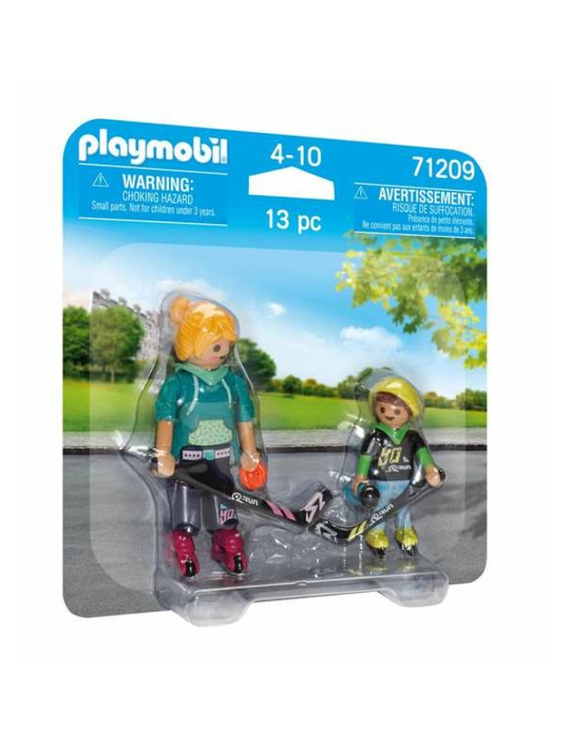Playmobil - Playset Playmobil 71209 13 Peças Jogador de hóquei Duo