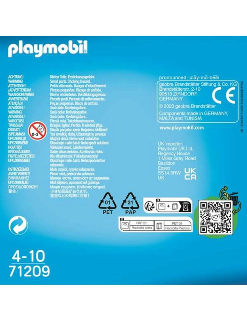 imagem de Playset Playmobil 71209 13 Peças Jogador de hóquei Duo5