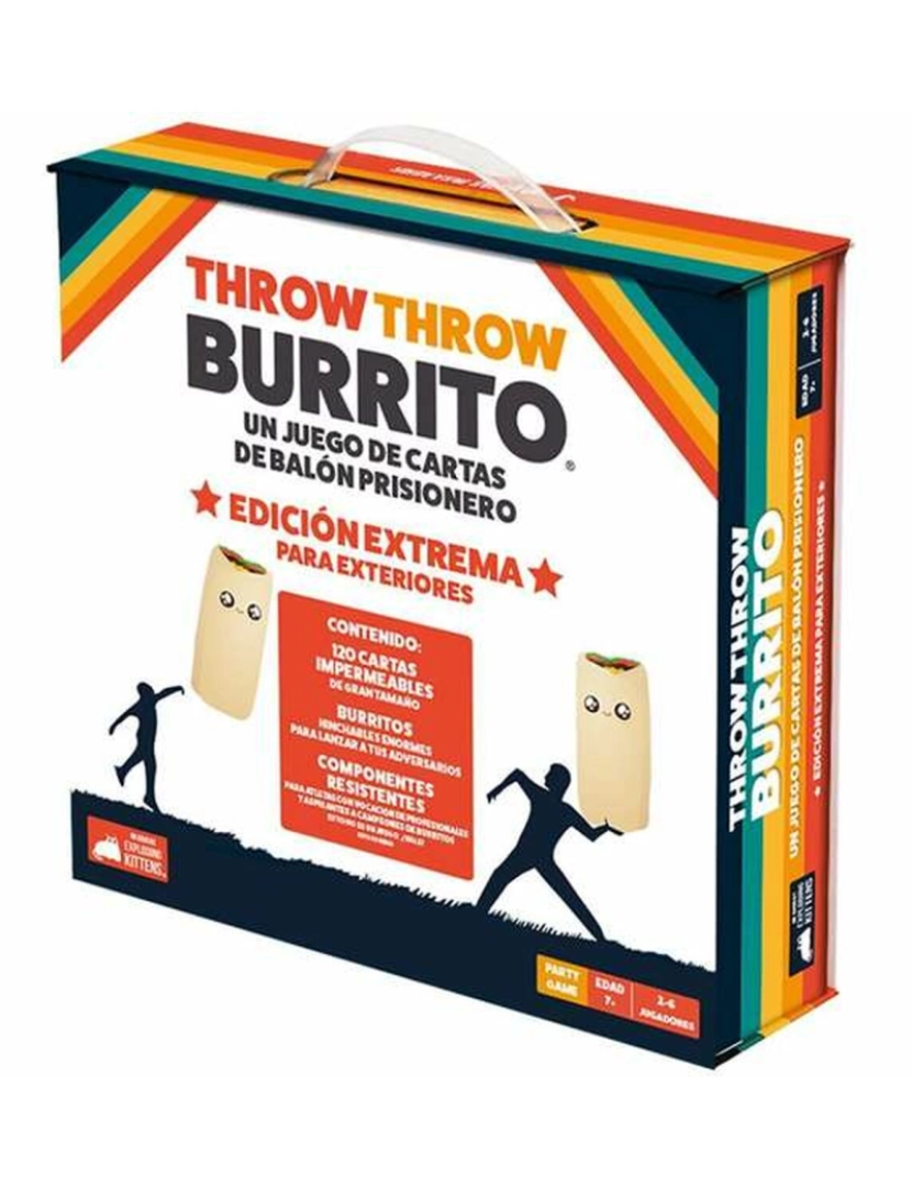 Asmodee - Jogo de Mesa Asmodee Throw Throw Burrito Edición Extrema ES