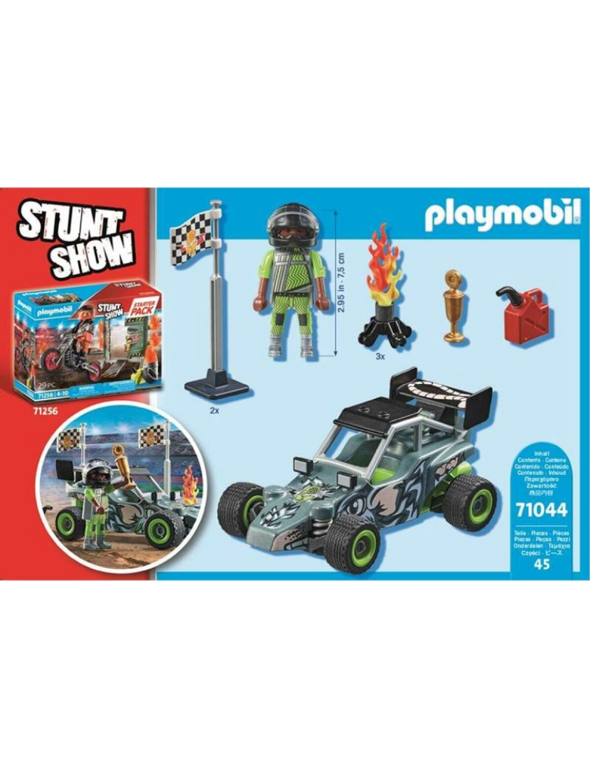 imagem de Playset Playmobil Stuntshow Racer 45 Peças4