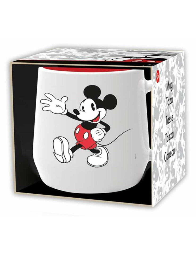 Chávena com Caixa Mickey Mouse Cerâmica 360 ml - Mickey Mouse