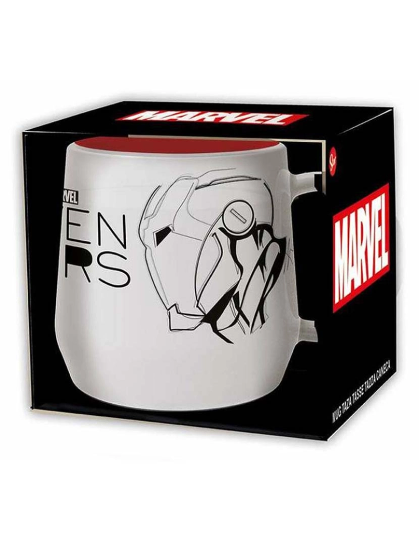 Marvel - Chávena Com Caixa Cerâmica 360 Ml