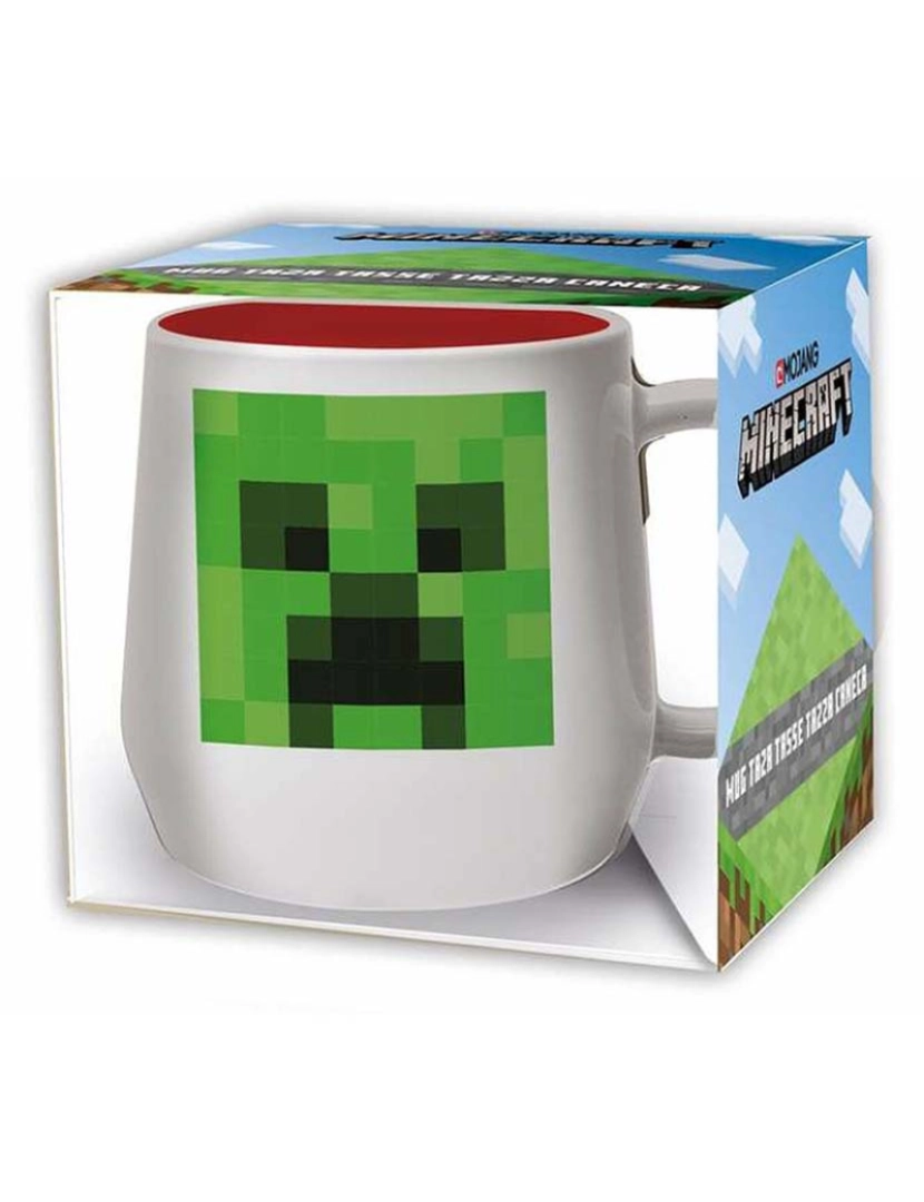Minecraft - Chávena com Caixa Cerâmica 360 ml
