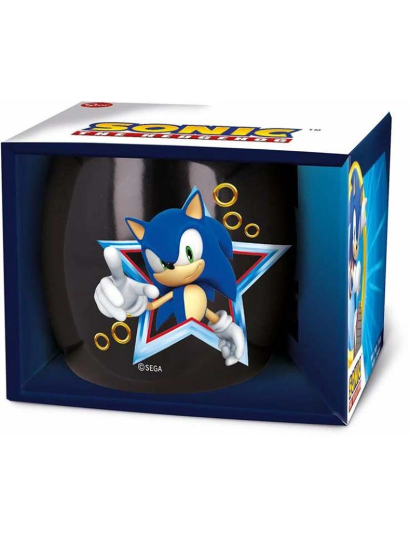 Sonic - Chávena com Caixa Cerâmica 360 ml