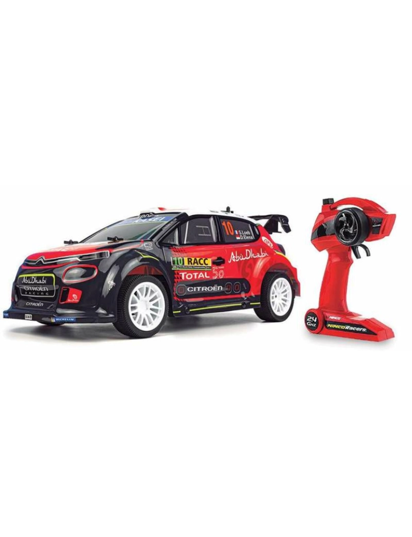 Carro R dio Controlo Citro n C3 WRC Ninco Carregador Usb Bateria 2