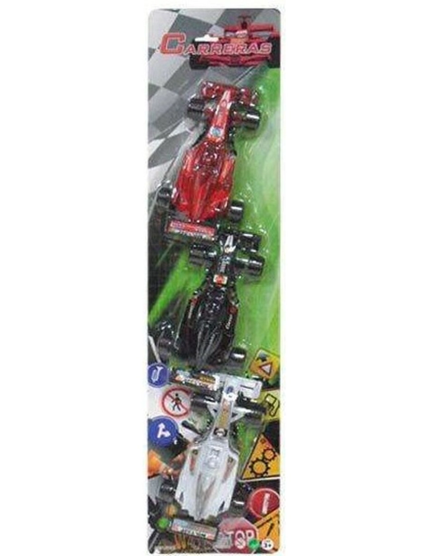 imagem de Set 3 Carros Pull Back Corridas 10,5 x 46,5 cm2