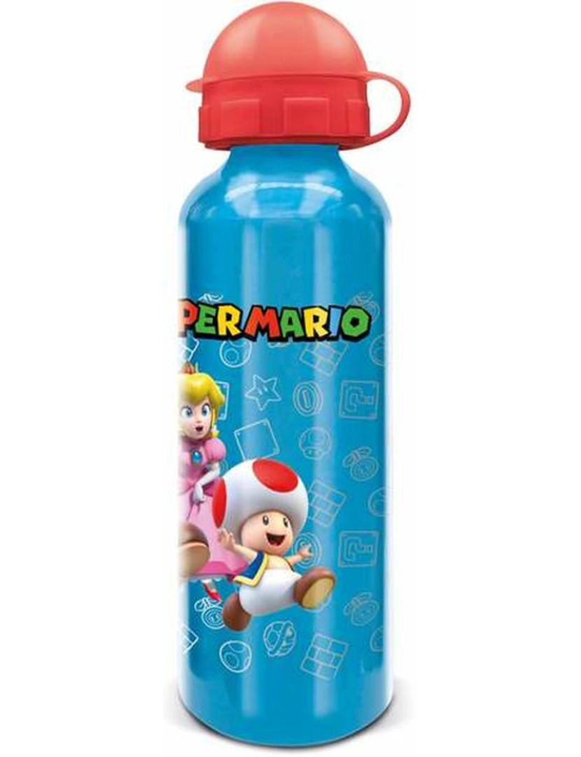 Super Mario - Garrafa Super Mario 530 ml Alumínio