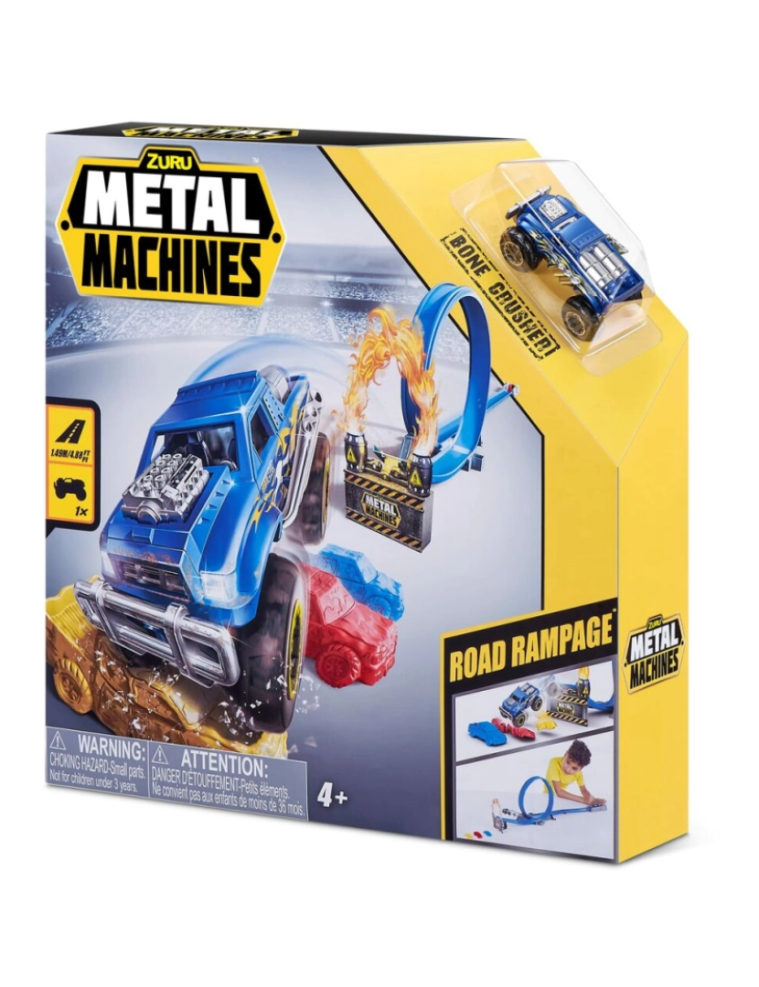 imagem de Pista Lançadora Zuru Metal Machines Road Rampage 30 x 6 x 30 cm4