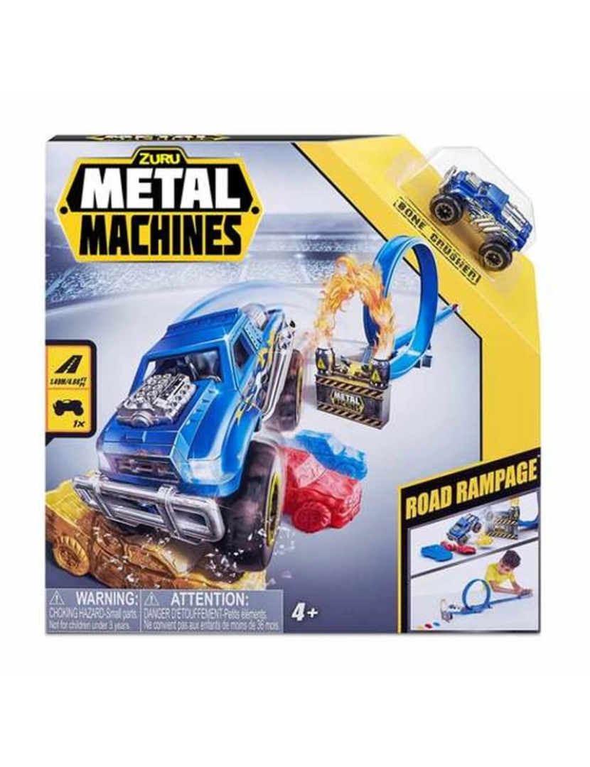 imagem de Pista Lançadora Zuru Metal Machines Road Rampage 30 x 6 x 30 cm5