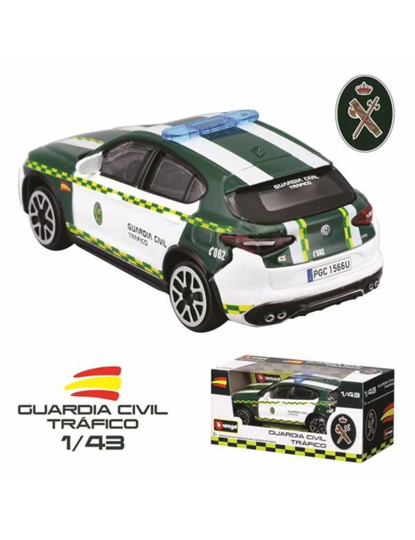 imagem de Carro Alfa Romeo Stelvio Guardia Civil 1:432