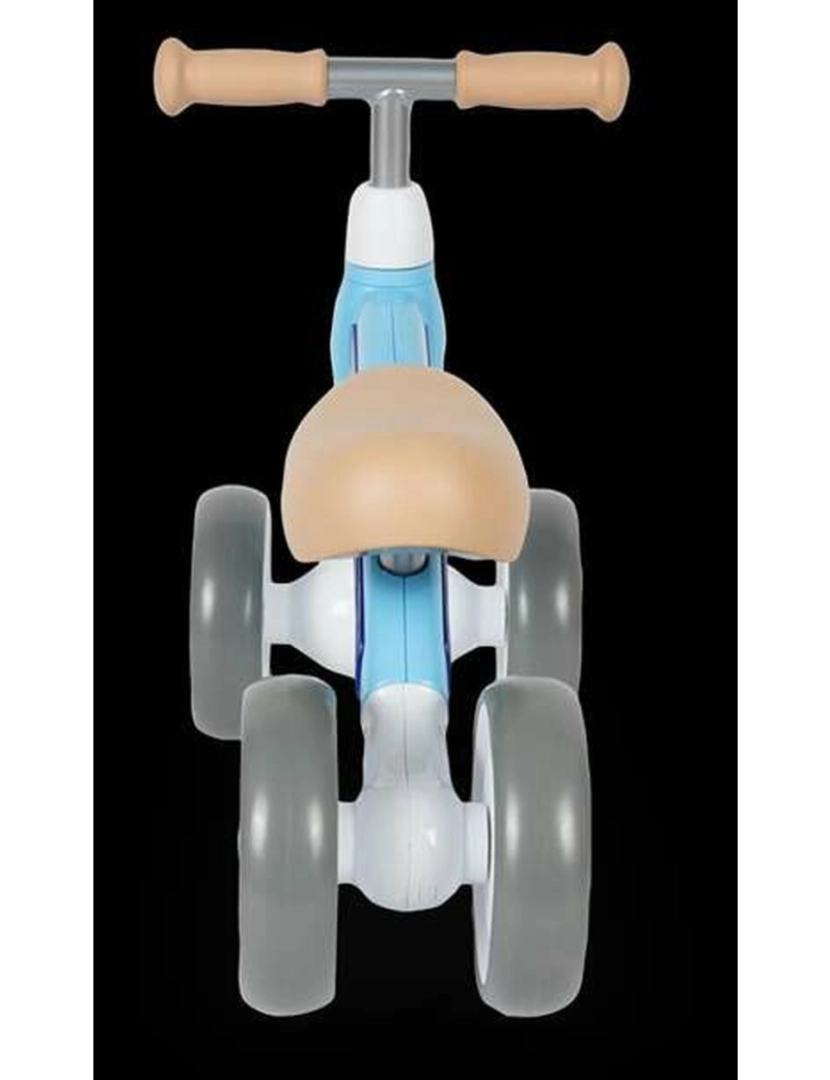 imagem de Bicicleta Infantil Baby Walkers Hopps Azul Sem Pedais5