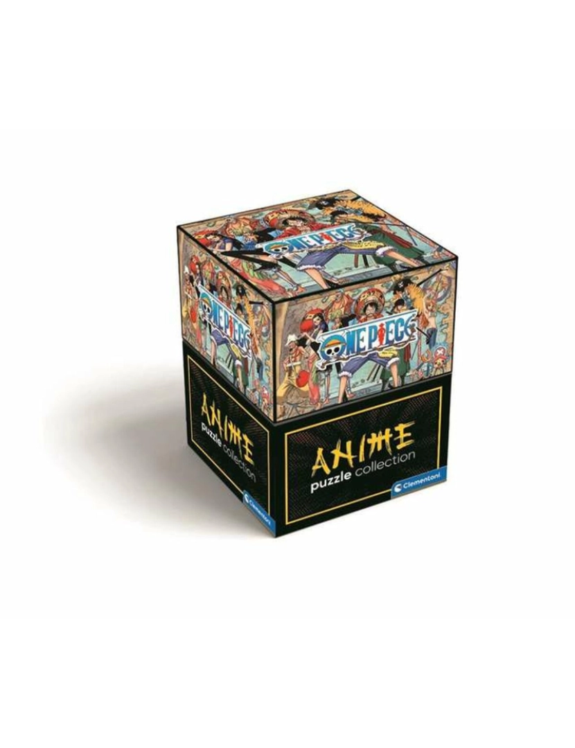 Clementoni - Puzzle 3D Clementoni One Piece Cubo 500 Peças