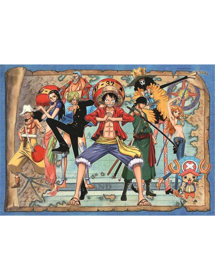 imagem de Puzzle 3D Clementoni One Piece Cubo 500 Peças2