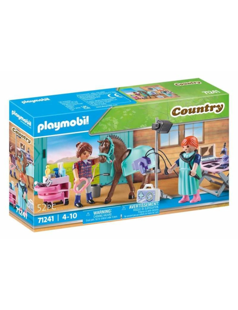 Playmobil - Playset Playmobil 71241 Cavalo 52 Peças