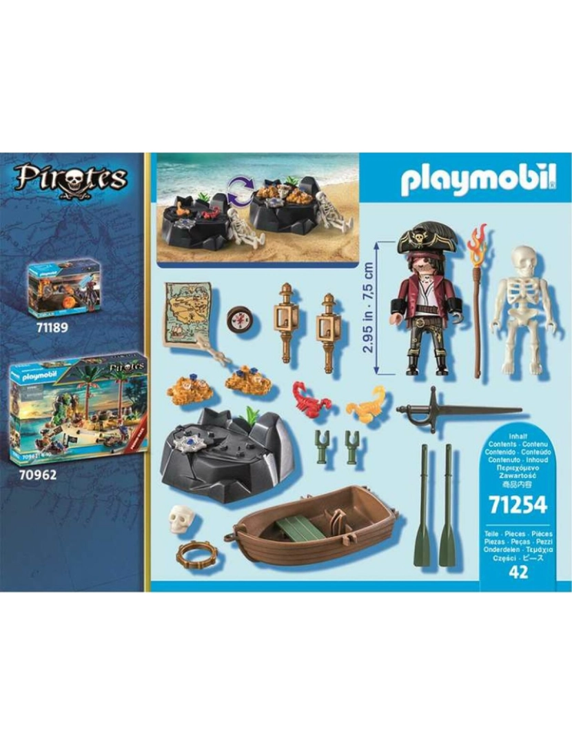 imagem de Playset Playmobil 71254 Pirates 42 Peças4
