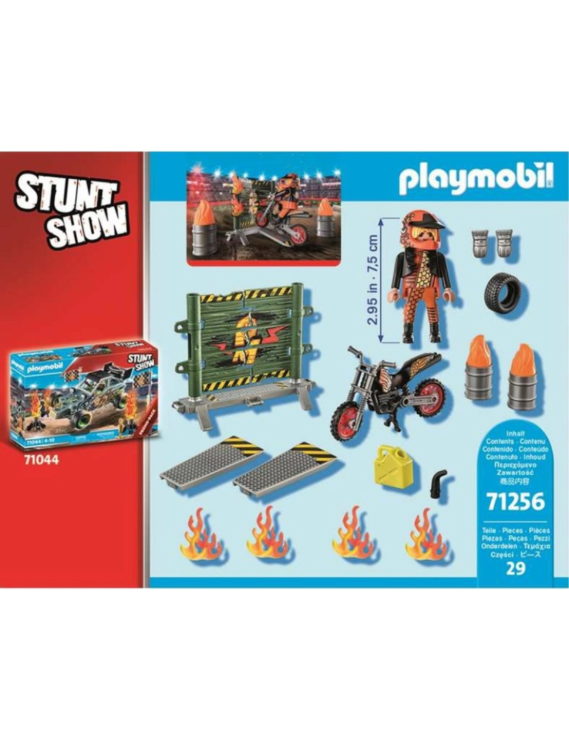 imagem de Playset Playmobil 71256 Stuntshow 29 Peças4