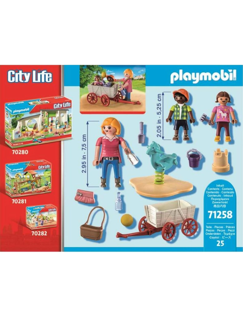 imagem de Playset Playmobil 71258 City Life 25 Peças4