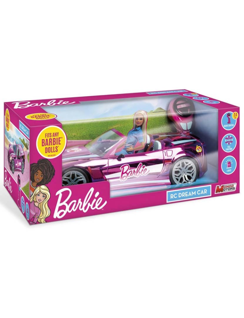 MONDO, UNICE - Barbie Carro R/C 63619
