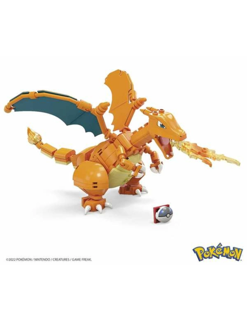 imagem de Jogo de Construção Pokémon Mega Charizard 222 Peças2