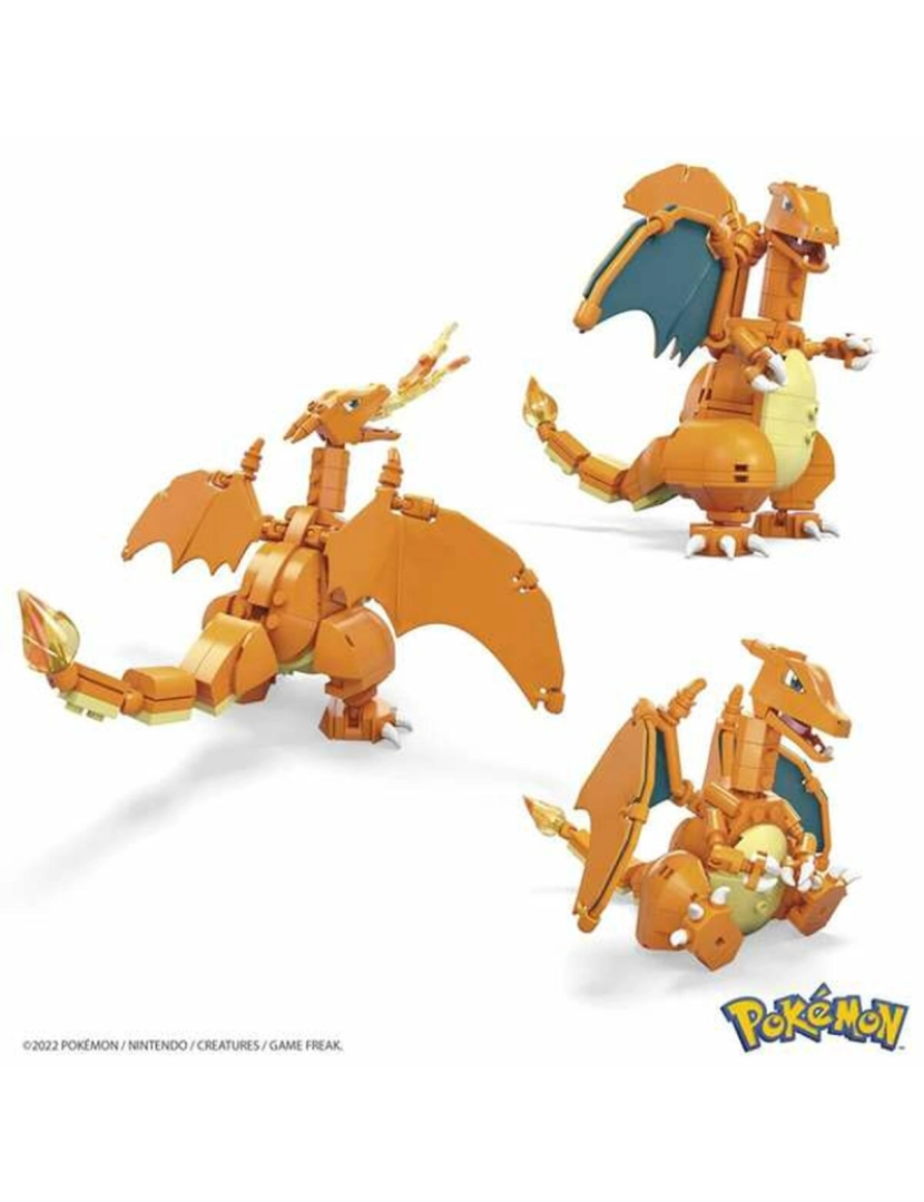 imagem de Jogo de Construção Pokémon Mega Charizard 222 Peças5