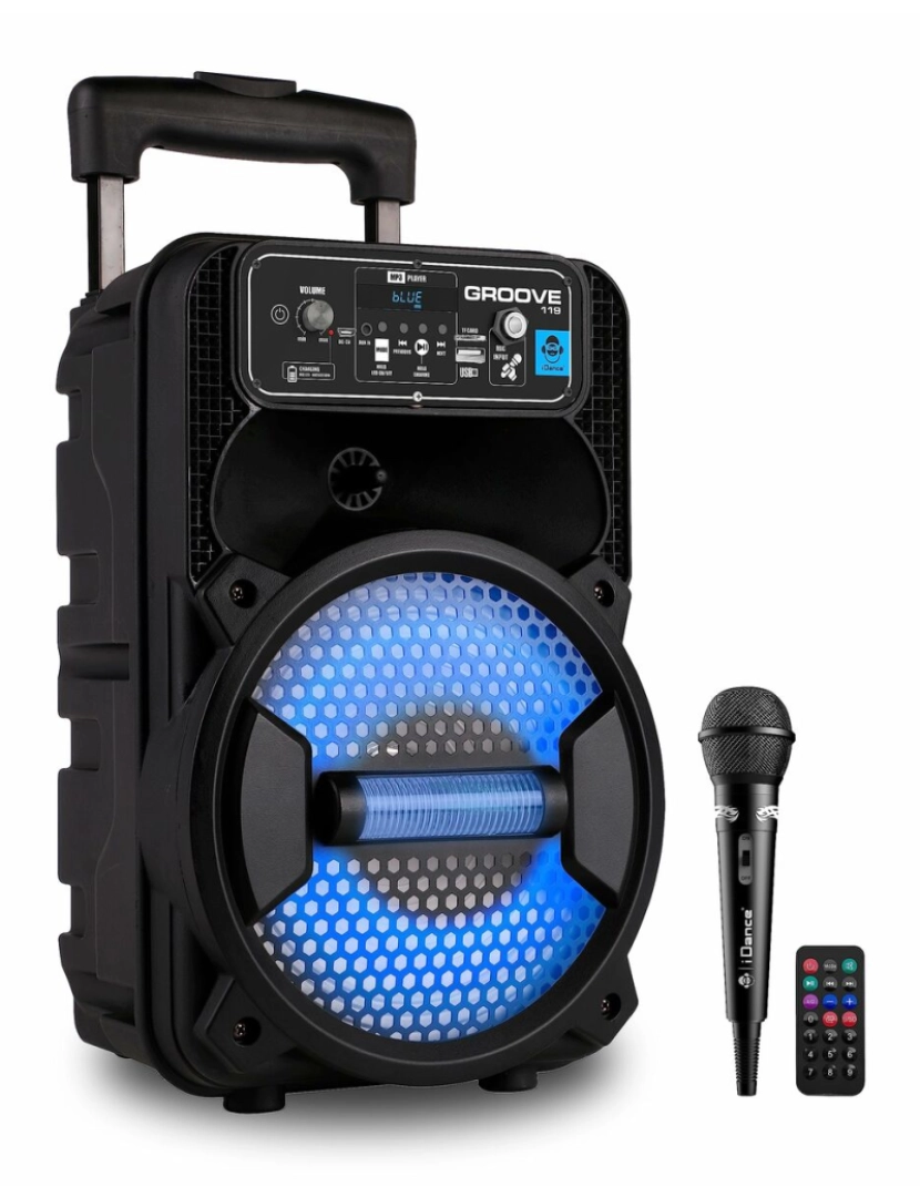 Cefatoys - Altifalantes Bluetooth sem fios Cefatoys Groove Karaoke