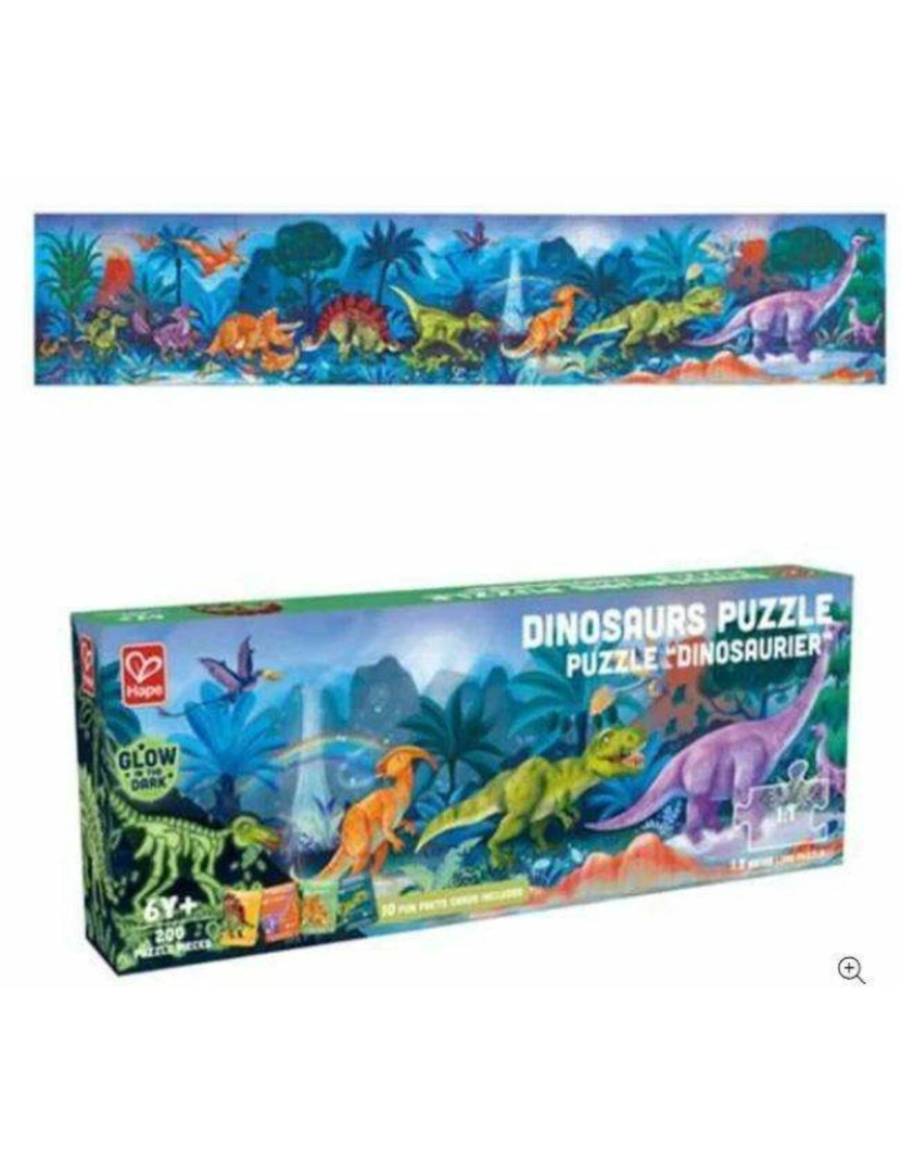 imagem de Puzzle 3D Hape 150 x 30 cm 200 Peças Dinossauro5