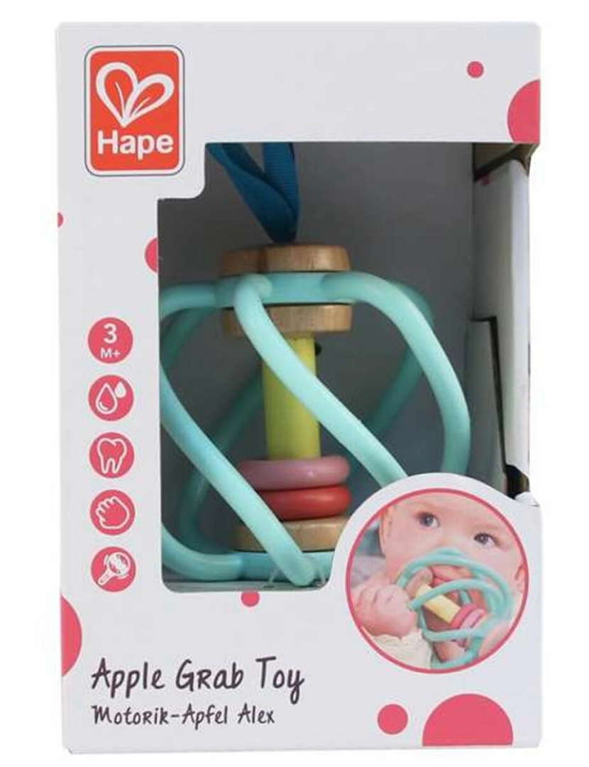 Hape - Mordedor Hape Apple Grab Toy