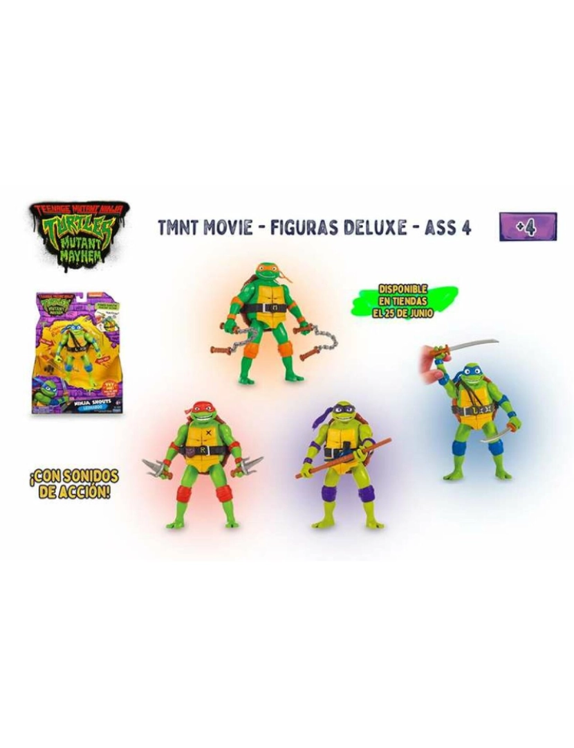 imagem de Figura articulada Teenage Mutant Ninja Turtles Deluxe 7 cm2