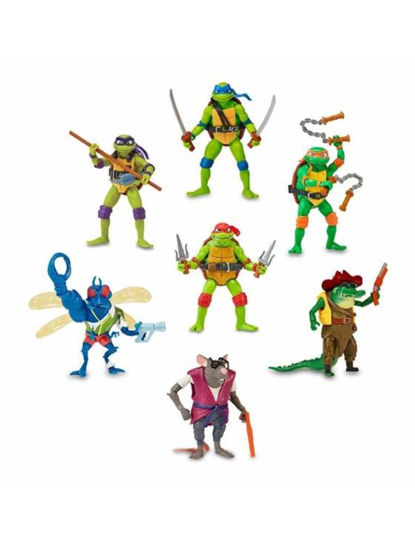 Teenage Mutant Ninja Turtles - Figura articulada Teenage Mutant Ninja Turtles 7 cm