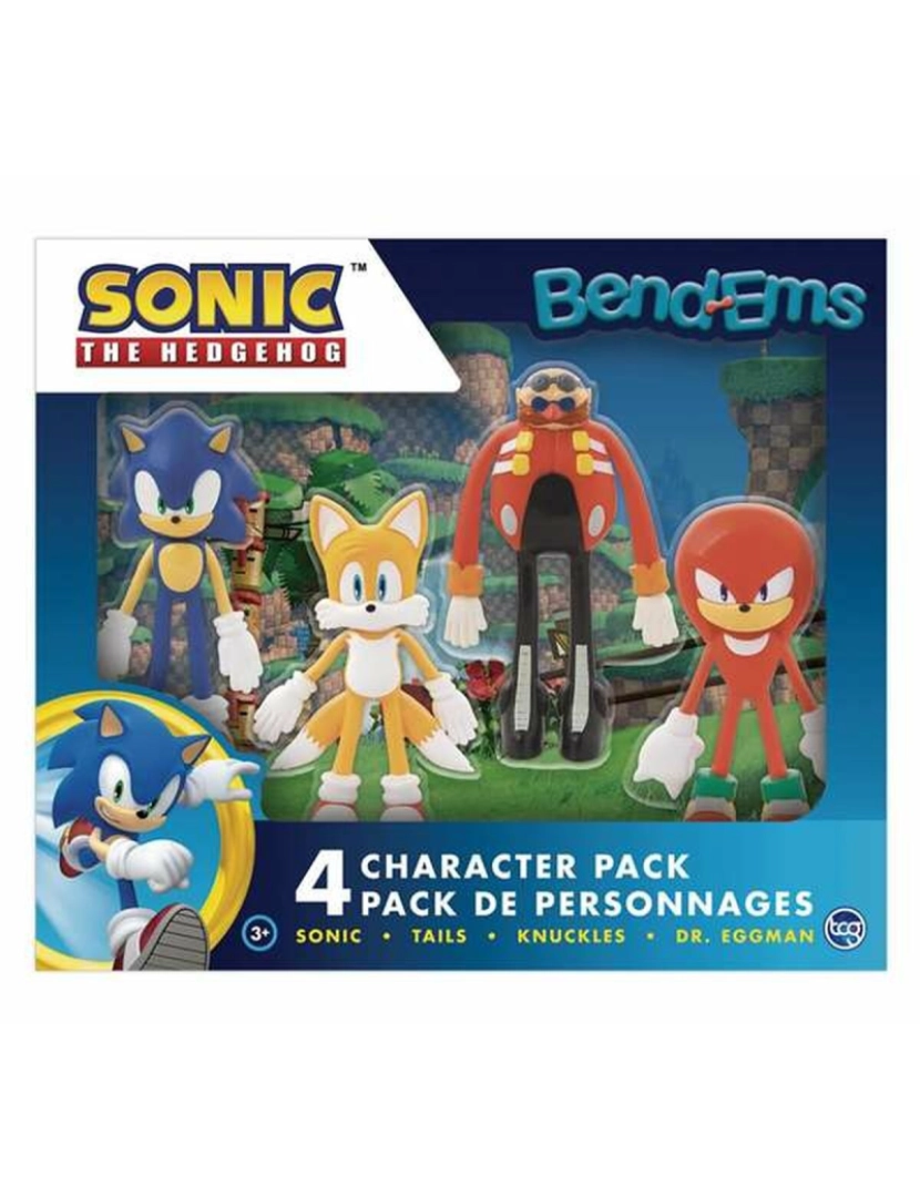 imagem de Conjunto de Figuras Sonic 4 Peças2