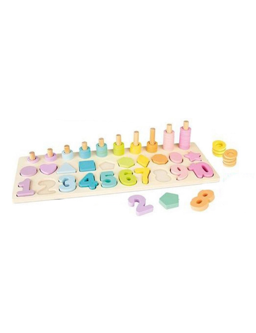 Colorbaby - Puzzle Infantil Colorbaby Formas geométricas Números