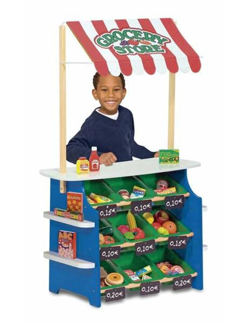 imagem de Supermercado de brincar Melissa & Doug Grocery & Lemonade 127 x 81 x 41 cm2