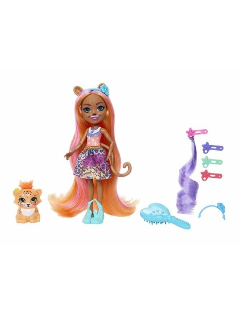 imagem de Boneca Mattel Enchantimals Glam Party Chita 15 cm1