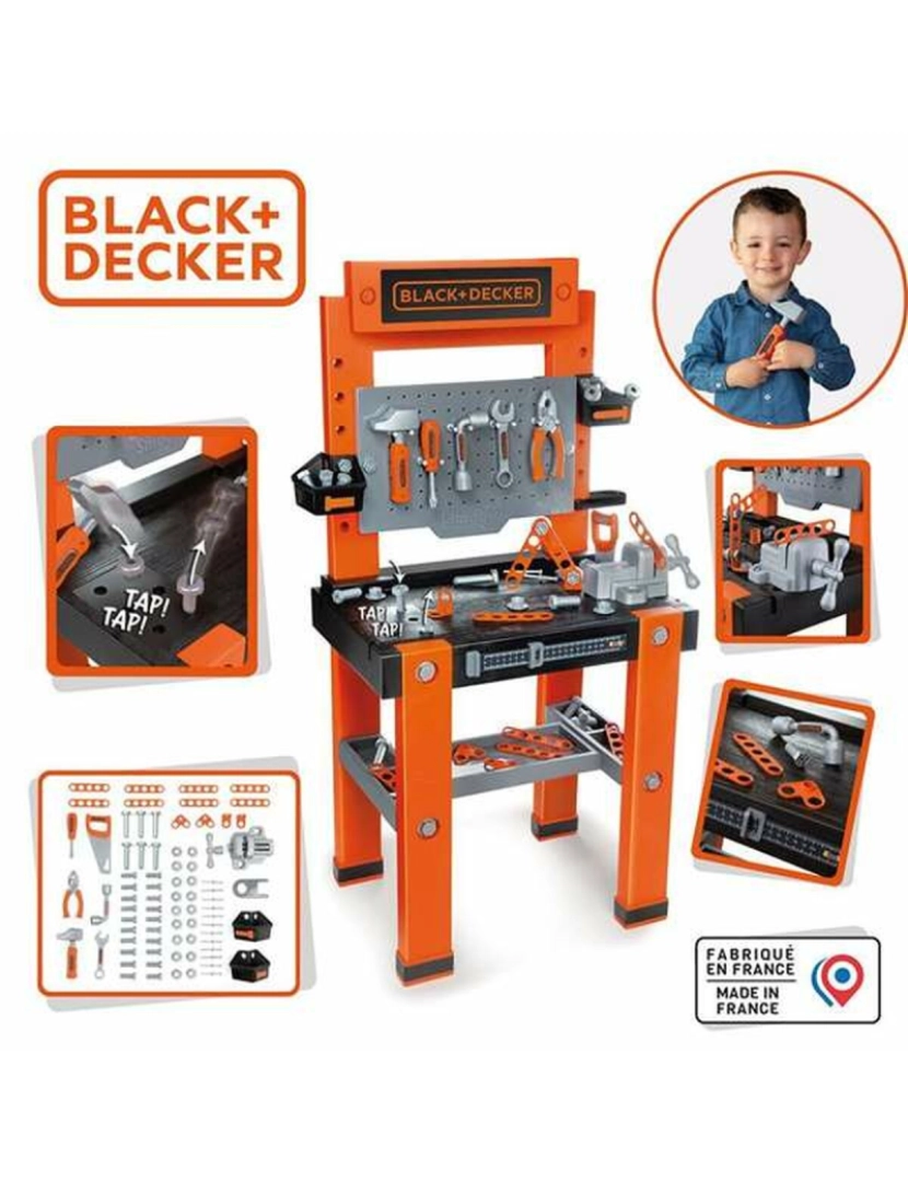 imagem de Jogo de ferramentas para crianças Black & Decker 103 x 56 x 34 cm2