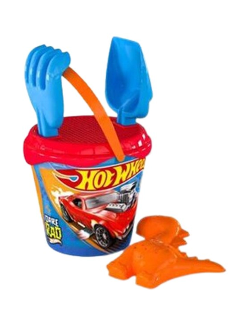 Hot Wheels - Balde de Praia Hot Wheels Ø 14 cm